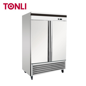 Refrigerador Vertical Comercial <span class=keywords><strong>de</strong></span> Acero Inoxidable <span class=keywords><strong>de</strong></span> 2 Puertas y 1000L con Control Digital <span class=keywords><strong>de</strong></span> Temperatura para <span class=keywords><strong>Cocina</strong></span> <span class=keywords><strong>de</strong></span> Restaurante y Hotel - Product Image 1