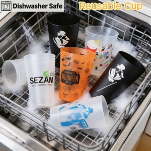 Gobelet à crème glacée réutilisable en plastique, compatible lave-vaisselle, alternative au bol <span class=keywords><strong>de</strong></span> service pour desserts - Product Image 3
