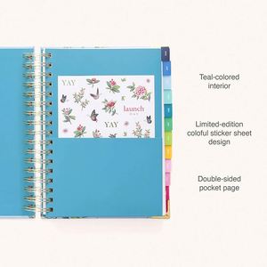 Libreta de Planificación de Presupuesto Semanal y Mensual A5 Personalizada, Impresa a Color, Encuadernada en Espiral, Tapa Dura, Papel Ecológico, Logotipo en Lámina Dorada - Product Image 4