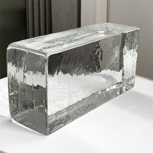 Bloques de Vidrio Sólido Pulido de Fusión en Caliente <span class=keywords><strong>JYG</strong></span> Factory Sourcing 230*110*76mm Diseño Moderno para Muro Cortina, Sala de Estar y Cocina - Product Image 4