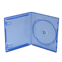 Boîte de rangement vide transparente en PP bleu pour CD/DVD, compatible avec les jeux Sony PS5, protection pour PS4 PS5