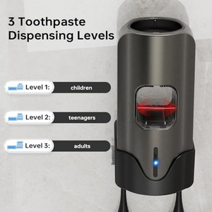 Wall Mounted Induction <b>Toothpaste</b> <b>Squeezer</b> Household Infrared Ray Sensor Automatic <b>Toothpaste</b> Dispenser - Product Image 2