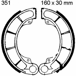 Zapatas de freno para Honda Rancher 350 TRX 350 Foreman 400 Rancher 420 Foreman <span class=keywords><strong>450</strong></span> - Product Image 2