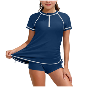Traje de Baño de Verano para Niñas con Estampado de Sandía de Dibujos Animados, Lazo Trasero y Espalda Descubierta, ¡Gran Venta! - Product Image 1