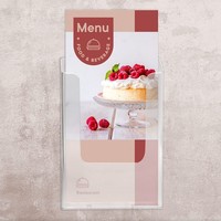 A4 acrylique transparent mural porte-brochures distributeur présentoir dépliant Restaurant hôtel boutique bureau