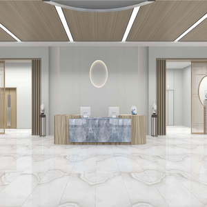 Azulejos de Porcelana Esmaltada Antimicrobiana de Alta Calidad y Durabilidad Clásica de Foshan para Paredes y Pisos de Baños y Interiores Modernos - Product Image 4