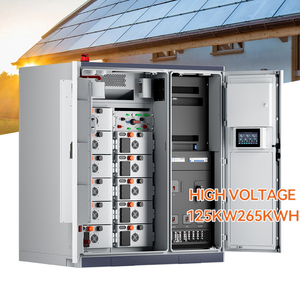 Système de stockage de batteries haute tension industriel et commercial 100 kWh, 200 kWh, 265 kWh pour applications solaires - Product Image 1