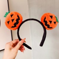 Serre-tête décoratif amusant pour Halloween, motif araignée et citrouille, accessoire de costume pour fête et performance, idéal pour le cosplay