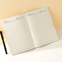 Vente en gros A7 A6 A5 B5 A4 Cahier universel Noyau intérieur Daolin Papier relié par fil et cahier de poche Pages intérieures 80g