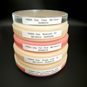 Disco/Placa Transparente de PMMA de 98 mm <span class=keywords><strong>para</strong></span> Fresado CAD/CAM, <span class=keywords><strong>para</strong></span> Corona Temporal - Product Image 6