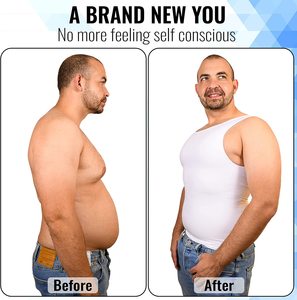 Fajas Gynecomastia Nén Áo Sơ Mi Cho Lớn Và Cao Người Đàn Ông Không Tay Giảm Béo Undershirts Tummy Kiểm Soát Cơ Thể Shaper Tank <span class=keywords><strong>Top</strong></span> - Product Image 3
