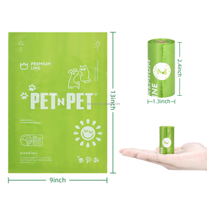 Sacs à déjections canines compostables, best-sellers <span class=keywords><strong>2022</strong></span>, 100% biodégradables, sacs à déjections pour animaux de compagnie - Product Image 2