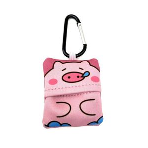 Chiffonnette en microfibre portable personnalisable avec logo <span class=keywords><strong>pour</strong></span> lunettes, montres et verres, avec clip porte-clés - Product Image 6