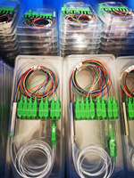 Splitter de fibre optique 4, 8, 16 voies SC APC UPC, tous types, Micro PLC, Splitter sur carte, Splitter en cassette ABS