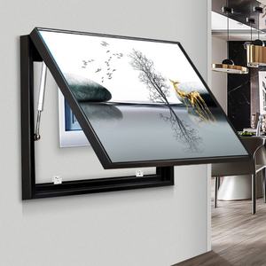 El Arte de la Disimulación: Cubierta de Porcelana Cristalina para Caja de Medidor con un Toque de Clase, Exquisita Cubierta Decorativa para Caja de Medidor Eléctrico con Diseño de Alce - Product Image 1