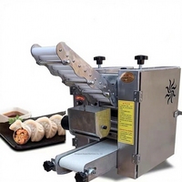 Machine automatique en acier inoxydable pour la fabrication de pâte à boulette Wonton Roti Chapati Wrapper Maker Disc Wrapper Dough Making Machine