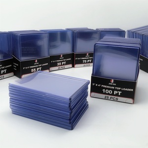 Protections pour cartes à collectionner 3x4 pouces, 100 points, <span class=keywords><strong>ultra</strong></span> transparentes, qualité professionnelle, porte-cartes 3x4 pouces - Product Image 4