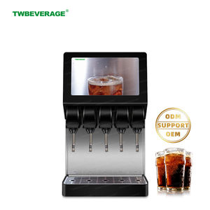 <span class=keywords><strong>Fontaine</strong></span> à boissons gazeuses TWBEVERAGE grande capacité à 5 robinets avec écran publicitaire pour la restauration - Product Image 6