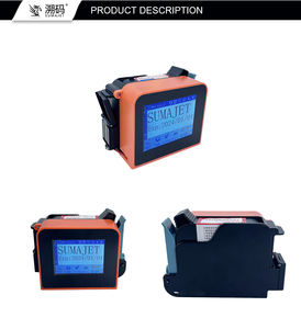 <span class=keywords><strong>Mini</strong></span> imprimante portative de codes à barres de code QR avec écran tactile pour bouteilles en métal en plastique et utilisation de cartes pratique - Product Image 2