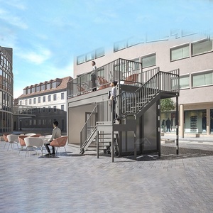 Chi Phí Thấp Đúc Sẵn Eps Nhà Sửa Đổi Cà Phê Container Nhà Nhà Hàng Cafe Chìa Khóa Trao Tay Nhà Chứa - Product Image 4