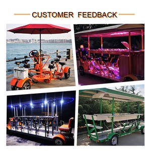 Vélo de fête électrique à quatre roues pour 7 à 15 passagers, à propulsion pédale, pour les pub crawls en groupe - Product Image 6