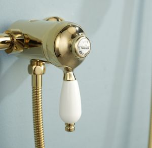 2025 Vintage luxe Design salle <span class=keywords><strong>de</strong></span> bain mural zirconium or laiton ensembles <span class=keywords><strong>de</strong></span> <span class=keywords><strong>douche</strong></span> pommeau <span class=keywords><strong>de</strong></span> <span class=keywords><strong>douche</strong></span> à main le avec <span class=keywords><strong>barre</strong></span> coulissante - Product Image 4