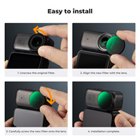 Filtro CPL/Difusión Negra 1/4 de K&F Concept, Compatible con DJI Osmo Nano, Filtro de Efecto Cinematográfico con 28 Capas Multicapa