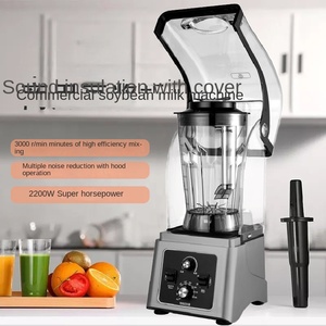 Mixeur Professionnel Commercial Standard 2.1-2.5L 5000W pour Smoothies, 5+ Vitesses, Multifonctionnel, avec Bouclier Insonorisant pour Usage Quotidien - Product Image 6