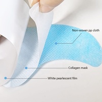 Masque en feuille soluble dans l'eau au collagène végétalien et à l'aloe vera, enrichi en vitamines C et glycérine – Anti-rides, anti-âge et raffermissant pour peaux sensibles