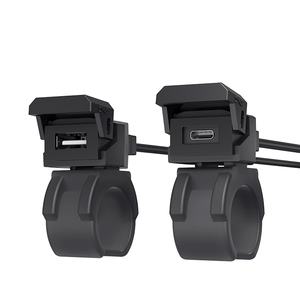 Phổ xe máy sạ<span class=keywords><strong>c</strong></span> điện thoại không thấm nướ<span class=keywords><strong>c</strong></span> tay lái USB Type-<span class=keywords><strong>C</strong></span> QC 3.0 sạ<span class=keywords><strong>c</strong></span> nhanh 12-24V Mini - Product Image 1