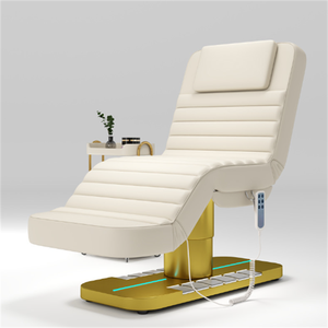 Lit de beauté moderne entièrement électrique, lit de massage de qualité professionnelle, lit de tatouage des sourcils, dossier incurvé réglable, lit esthétique médical - Product Image 2