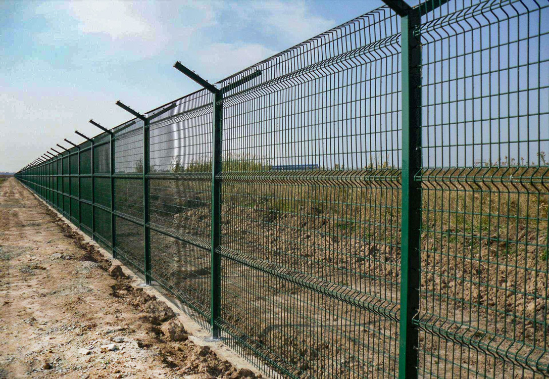 Airport Fence 3D Wire Mesh Fence Board Decorative Garden Fences