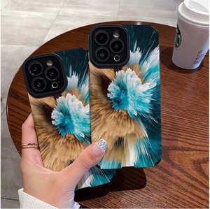 เคสโทรศัพท์มือถือหนังเทียม TPU ลายดอกไม้น้ำแข็งที่สวยงามสำหรับ <span class=keywords><strong>iPhone</strong></span> 8 x XR XS 11 12 13 14 15 16 17 PRO MAX - Product Image 2