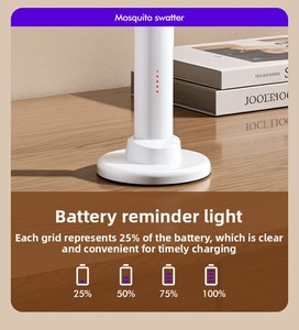 Lámpara Antimosquitos Eléctrica USB al por Mayor, <span class=keywords><strong>Raqueta</strong></span> Recargable Mata Moscas y Mosquitos, Bate Eléctrico Antimosquitos - Product Image 2