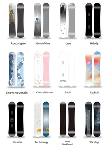 Nouvelle planche à neige Crow pour adultes, planche à neige professionnelle pour le ski, planche plate à fleurs, planche tout terrain, planche à neige en fibre de carbone - Product Image 6