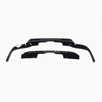 Diffuseur arrière inférieur noir brillant ABS pour SEAT Leon Cupra ST Estate MK3 5 5F 2017 2019