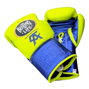 Gants de boxe professionnels à lacets, personnalisables avec logo, pour entraînement et sparring, pour la boxe, la gym, le MMA, le Muay Thai, la compétition. - Product Image 5