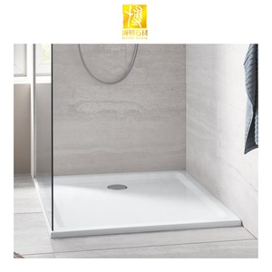 Base de <span class=keywords><strong>douche</strong></span> en pierre de <span class=keywords><strong>quartz</strong></span> artificielle BOTON STONE, plateau de <span class=keywords><strong>douche</strong></span> en marbre mat - Product Image 2