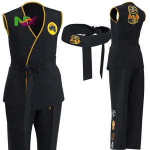 Disfraz de Karate de <span class=keywords><strong>Cobra</strong></span> Kai para Niños y Adultos, con Diadema Negra, de Daniel LaRusso y Johnny Lawrence, de la Película Karate Kid - Product Image 3