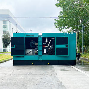 סוג חופה דניו שקט 3 פאזות 200Kw 250Kw 300Kw דיזל גנסט מופעל על ידי גנרטור קאמינס 350 Kva - Product Image 2