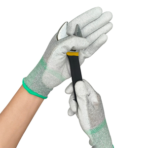 Sợi Carbon Nhúng cọ làm việc găng tay cao nhất cắt kháng siêu mài mòn kháng cho kim loại/Thủy tinh xử lý - Product Image 4