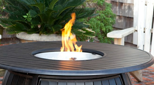 Quemador pintado de acero para jardín al aire libre de 5 piezas de lujo moderno, silla de aluminio fundido, juego de mesa para fogatas de carbón para parrillas de barbacoa al aire libre - Product Image 6