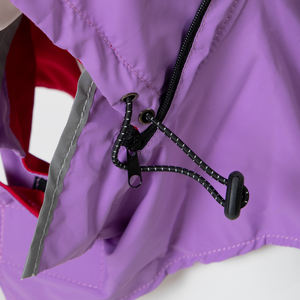 थोक में सबसे अधिक बिकने वाला समायोज्य नायलॉन वाटरप्रूफ कुत्ते के कपड़े जाल में बाहरी चिंतनशील कुत्ते हुडी वर्षा कोट - Product Image 3