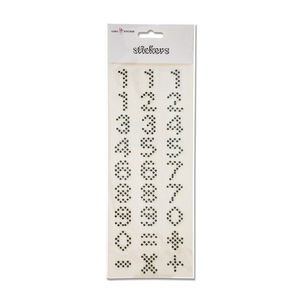 Autocollants en lettres et chiffres brillants écologiques personnalisés, autocollants en lettres et chiffres brillants pour décorer les livres d'activités, les affiches de mathématiques, décoratifs - Product Image 3