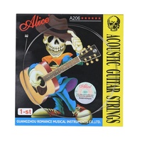 Wholesale Musical Instrument Parts Bulk Guitar Strings Acoustic Stringed Instrument Accessories A206 Alice Guitar Strings