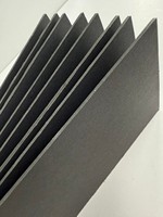 A3 A4 2mm 3mm d'épaisseur de papier noir pour les boîtes de papier Watch Packaging