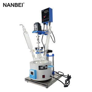 Glass Reactor for Sale <strong>Chemical</strong> Reactor Mixing 1L Stainless Steel Jacketed Distillation System for <strong>Laboratory</strong> Use - Product Image 3