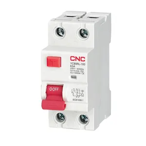 YCB9RL-100 Serie AARDLEKSCHAKELAAR 4 pole 30a 32a-rccb 2p circuit breaker