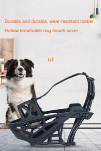 MOFESIPI ตะกร้านุ่มซิลิโคนหูปากสําหรับสุนัขป้องกันการกัดเคี้ยวหอบหืดสุนัขยามปากสําหรับกัดเคี้ยวขยะ - Product Image 6