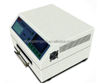 Mesin SMT SMD Desktop PUHUI T-962 Oven Solder Reflow Inframerah 220V untuk Rework BGA SMD SMT
